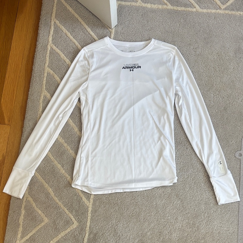 Under Armour Classic White Long Sleeve Top